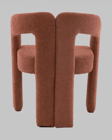 Стул Болинджер букле терракотовый Stool Group арт.УТ000041353