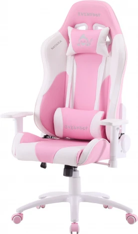 Геймерское кресло Everprof Katana Экокожа Розовый арт.EP Katana PU White Pink
