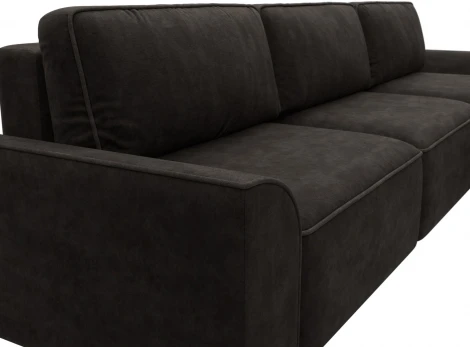 Диван угловой Лига-048 НПБ лонг Лига Диванов (Велюр) арт.128493