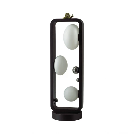 Уличный наземный светильник-торшер Odeon Light Luma 5434/3FB черный/золотистый/хром/металл/акрил/декор металл 65см IP54 G9 3*15W max