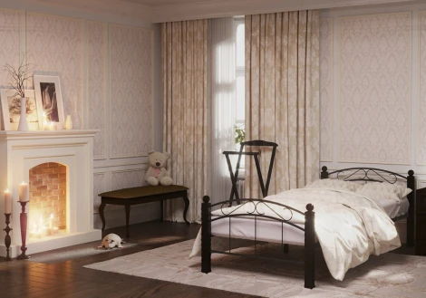 Банкетка Woodville Хиль венге / ткань коронка 515158