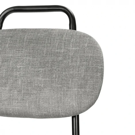 Стул MOLLY разборный черный каркас серое сиденье Bradex Home FR 1067