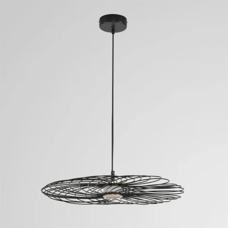 Подвесной светильник Lumion Camomile 8379/10L черный, металл/акрил LED 10W 3000K 220V (на проводе)