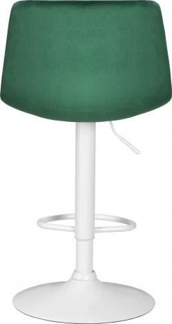Стул барный DOBRIN TAILOR WHITE (зеленый велюр (MJ9-88))
