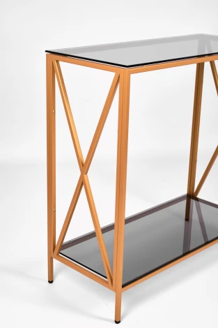 Консольный стол AllConsoles 1033-CG grey золотой