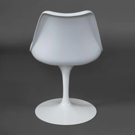 Стул Тулип Фэшн Чаир/Tulip Fashion Chair (мод.109)/1 шт. в упаковке металл/пластик/PU, 48 x 55 x 81см, белый / красный Tetchair 19096
