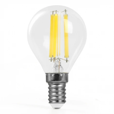 Лампа светодиодная филамент G45 шар 8W 175-265V E14 6400К Feron LB-1708 51261