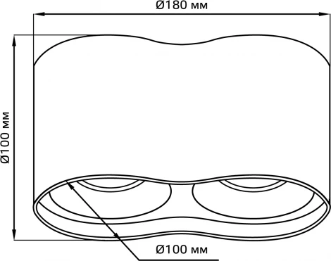 Точечный светильник Gauss Overhead HD033 (LED, 220V)