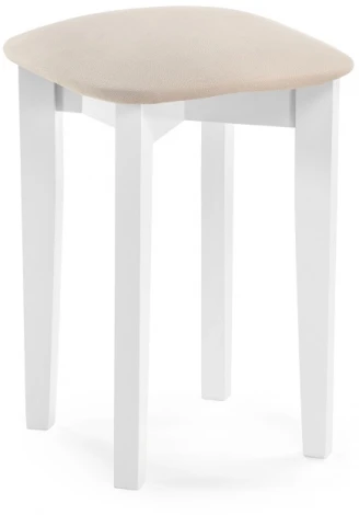 Табурет Woodville Кигон белый / сливочный раф 554126