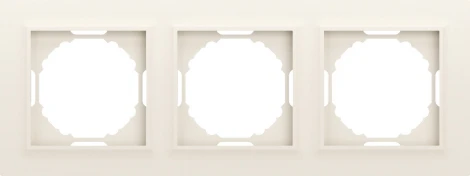 Рамка 3-я, Wave матовый кремовый Donel A07 DEW21331
