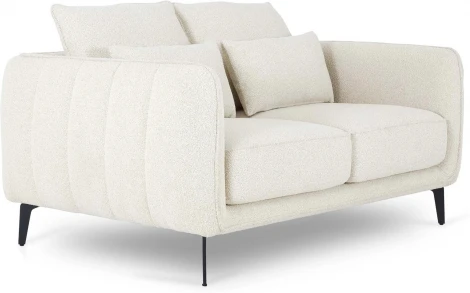 Диван Amsterdam двухместный ОГОГО (арт.863282), (Ткань/Белый)