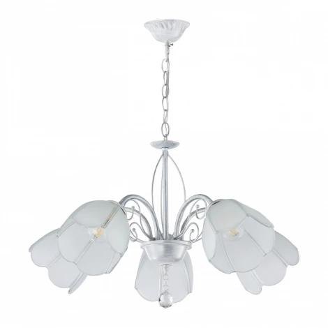 Подвесная люстра Arte Milano Amalfi-2656 332656/5 WT+SL (220V, подвески, на цепи)