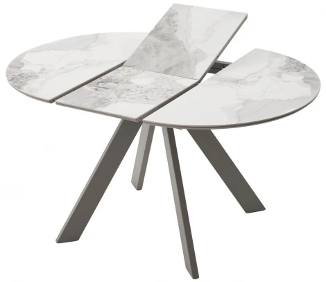 Стол БОНЖУР 100 цвет ПАНДОРА (PANDORA LIGHT), керамика / ЛАТТЕ каркас M-City 64583