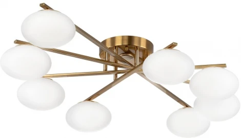 Потолочная люстра RGB на штанге Citilux Atman Smart CL226A183 (LED, 220V, голосовое управление, пульт управления, управление смартфоном, умный дом - Алиса, Маруся, Салют)