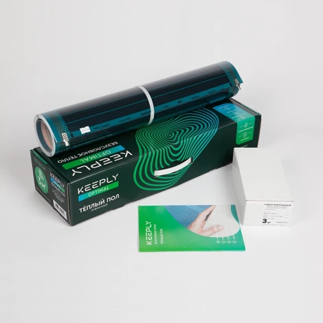 Комплект тёплого пола KEEPLY 160 Вт/м, Optimal, 2,5 м.кв, 400Вт
