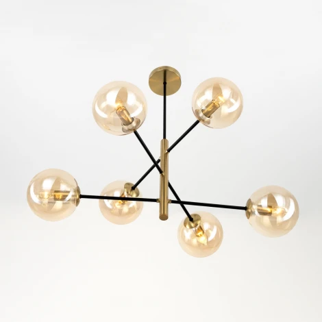 Потолочная люстра ярусная на штанге Citilux Лорен CL146263 (220V, шарики)