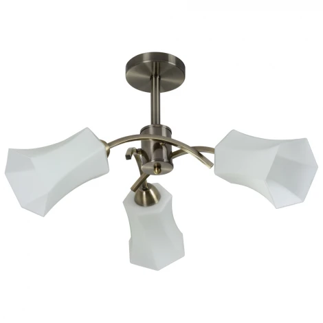 Потолочная люстра IDLamp Susana 870/3PF-Oldbronze