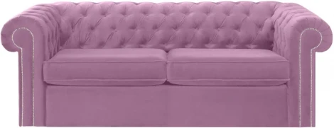 Диван Chesterfield ОГОГО (арт.344640), (Ткань/Сиреневый)