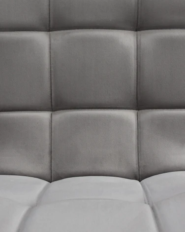 Стул барный KRUGER ARM (серый велюр (MJ9-75))