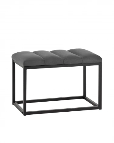 Банкетка Stool Group Хостен велюр тёмно-серый УТ000036869
