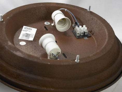 Потолочный светильник круглый Lussole Loft Huntsville LSP-8068 (220V, IP21)