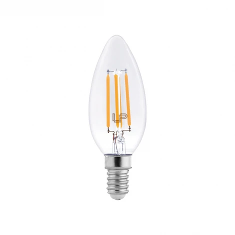 Лампочка светодиодная филаментная E14 6Вт 3000K LEDS POWER 007076