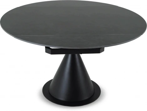 Раскладной обеденный стол Pion ОГОГО Обстановочка! (Керамика/Черный) арт.926791