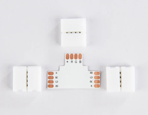 Соединитель T для светодиодной ленты Ambrella Illumination GS7001 5050 12/24V (4 конт.)