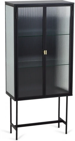 Витрина ОГОГО The One (ЛДСП,Металл,Стекло/Черный)