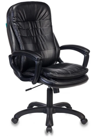 Кресло руководителя Бюрократ T-9950LT черный эко.кожа крестовина пластик