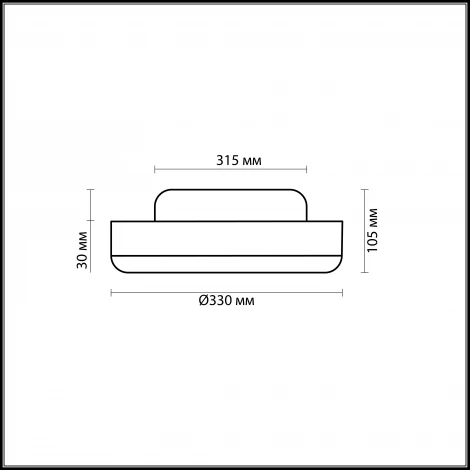 Настенно-потолочный светильник Odeon Light Yun 2177/2C