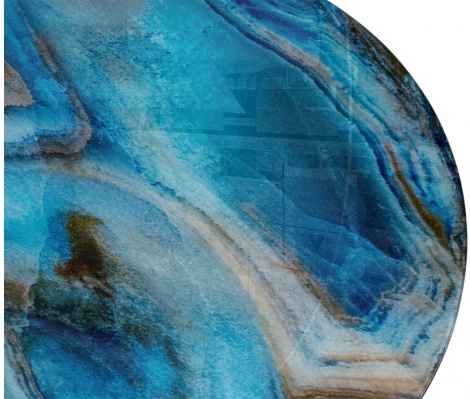 Журнальный столик Woodville Роб D-450 лазурит / черный 553554