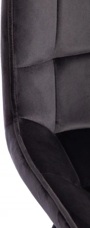 Стул ABRUZZO ( mod. 8060 ) / 1 шт. в упаковке (Металл,Вельвет /Серый)