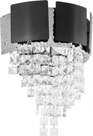 Бра Lumina Deco Molina LDW 7045-2 BK+CHR (220V, подвески)