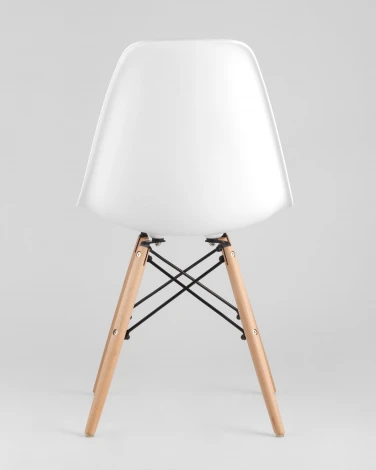 Стул Eames Style DSW белый (разборный каркас) Stool Group арт.УТ000036423