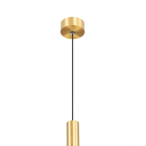 Подвесной светильник светодиодный (+BL6025BS) латунь Citilux Tubu CL51512V_BL