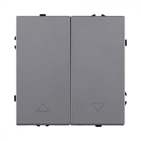 Механизм управления жалюзи 2-клавишный серый Kollinger Eclipse EC-013GY