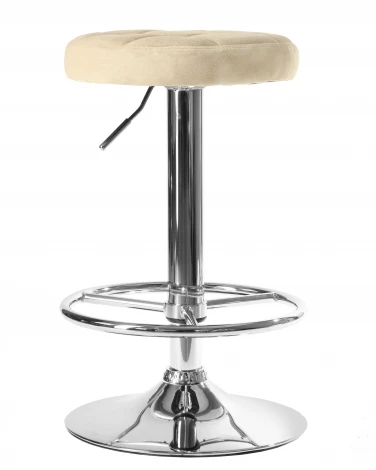 Набор 2 шт табурет барный DOBRIN BRUNO (бежевый велюр (MJ9-10))