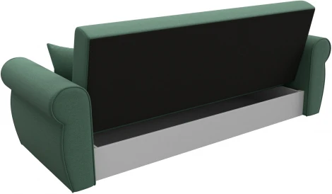 Диван-книжка Лига-019 (Зеленый/Рогожка) Лига Диванов арт.124988