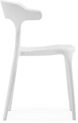 Пластиковый стул Woodville Vite white 15596