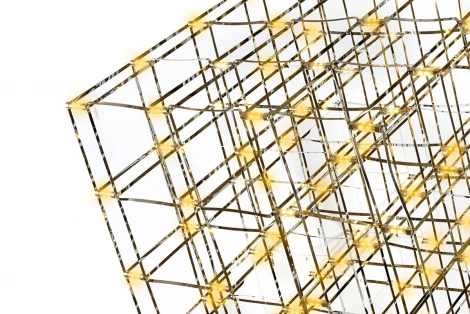 Подвесной светильник iLedex Stratosphere FQ-800-125 CR (220V, на тросе, куб)