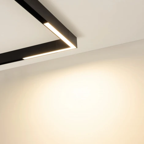 Трековый светильник MAG-ORIENT-FLAT-ANGLE-L295-18W Warm3000 (BK, 100 deg, 48V) (Arlight, IP20 Металл) 060731