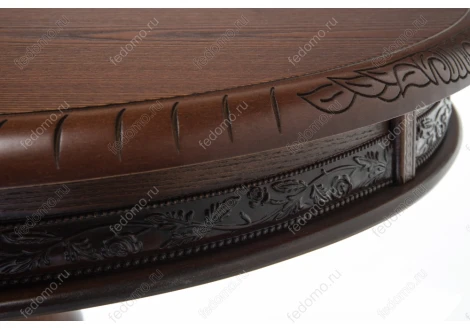 Журнальный столик Woodville Бернард орех с коричневой патиной 406090