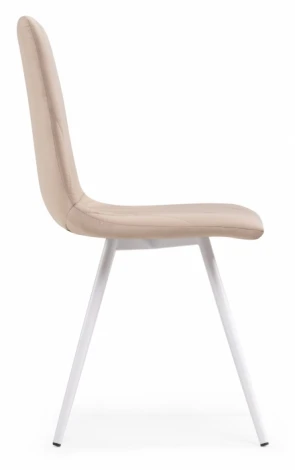 Стул Woodville на металлокаркасе Персея velutto 05 / белый 499998