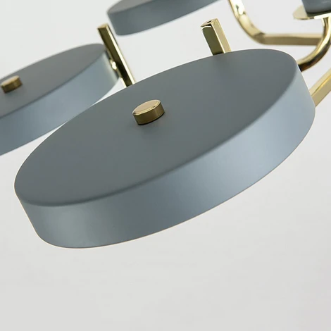 Потолочная люстра на штанге Tavis D78 Gray Imperiumloft Tavis01 (229001-26) (LED, 220V)