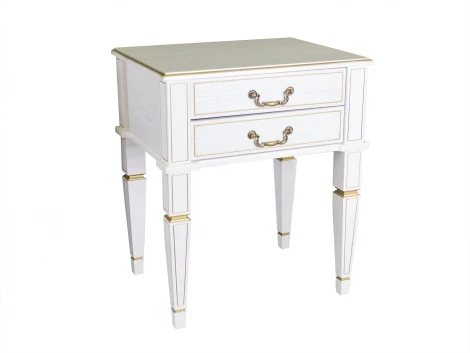 Тумба Васко В 118Н белый ясень/золото от фабрики Mebelik