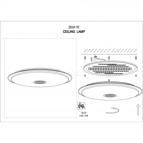 Потолочный светильник F-Promo Galaxia 2318-7C