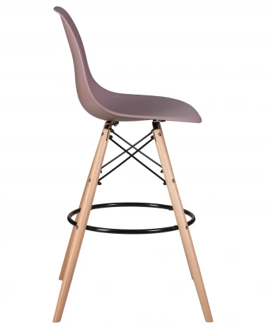 Стул барный DSW BAR (ножки светлый бук, цвет сиреневый (P-04))