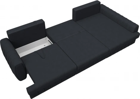 Диван угловой Лига-057 НПБ Лонг угол правый Лига Диванов (Замша) арт.129311