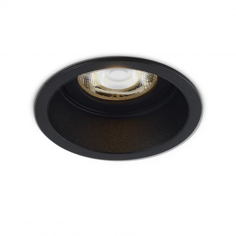 Светильник встраиваемый поворотный круглый 7Вт 3000К, 670Лм черный Donolux Basis DL18901R7W1B50